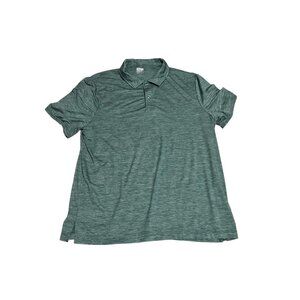 32 Degrees Cool Mens Green Short-Sleeve Polo Shirt Size XXL Lightweight Stretch